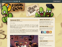 Tablet Screenshot of blog.fishingcactus.com
